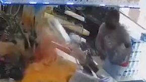 Destrozaron la tienda.