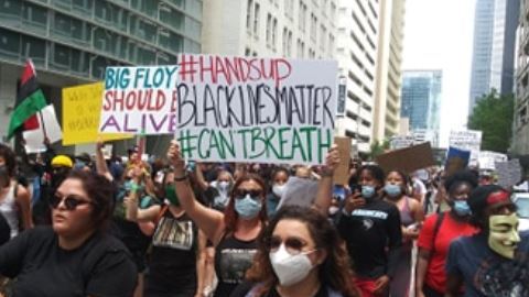 Manifestaciones en Texas.
