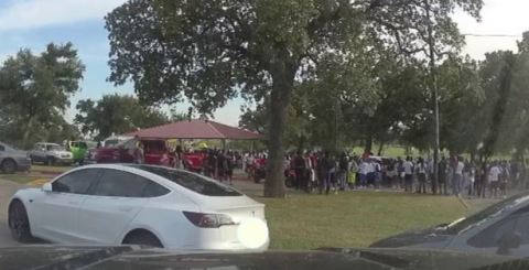 Imagenes de una patrulla de la Policía de Fort Worth.