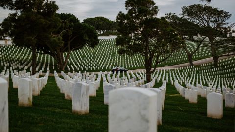 Cementerio de veteranos en San Diego. Imagen ilustrativa.