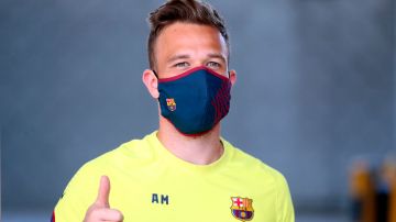 Las mascarillas del Barça.