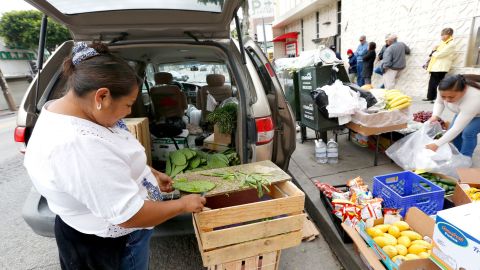 Una parte de esta iniciativa fue para ayudar a los vendedores ambulantes.