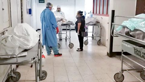 Los hospitales están  saturados