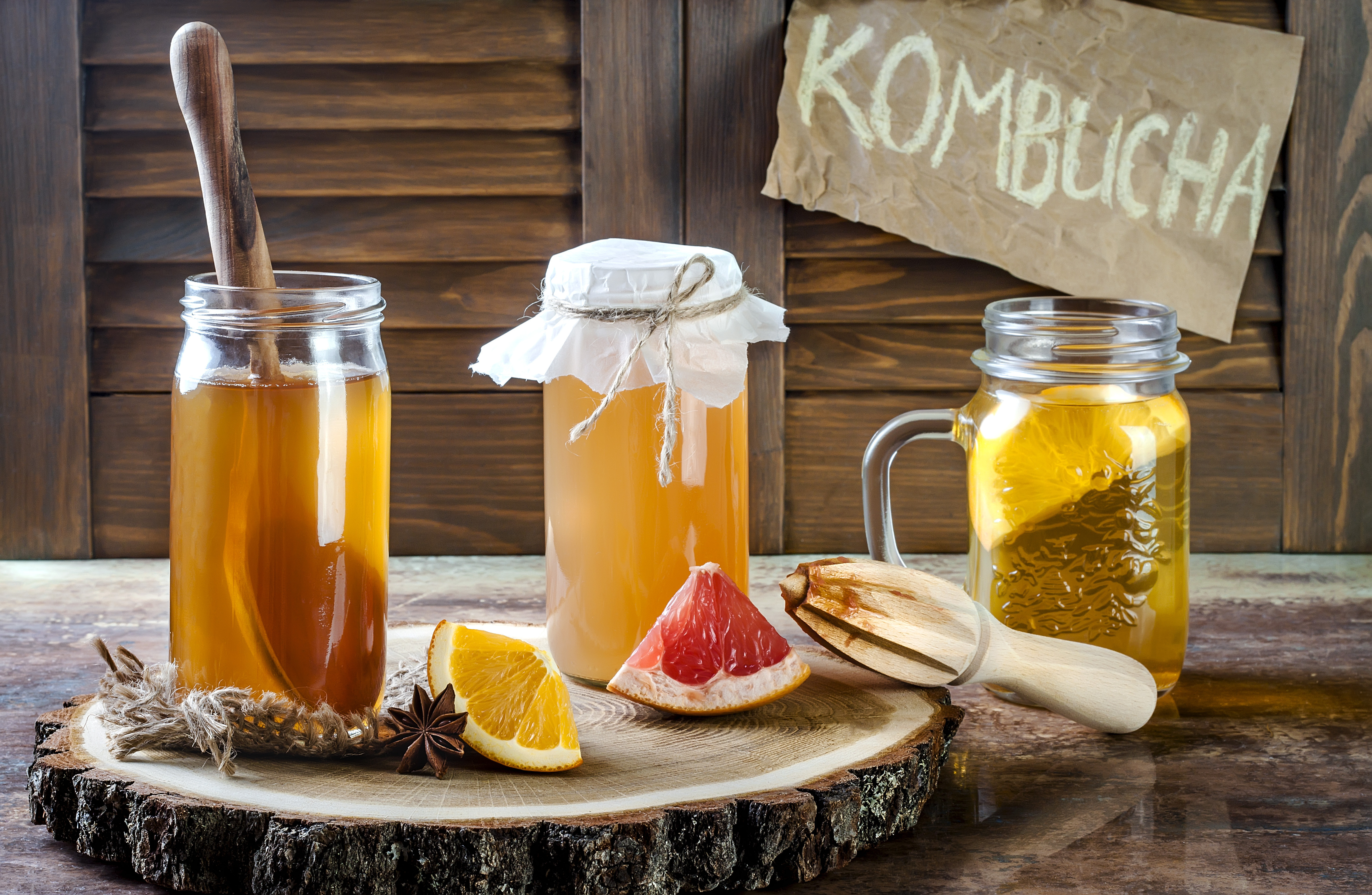 té de kombucha