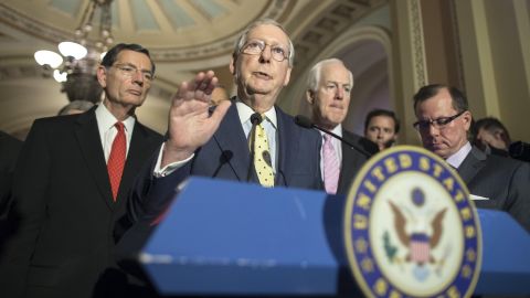 Mitch McConnell es el líder de la mayoría republicana en el Senado.