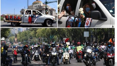 Protestas contra AMLO.