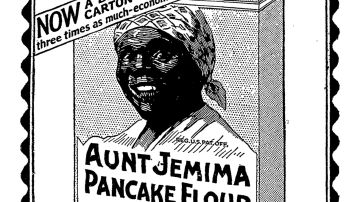 Anuncio de Tía Jemima en periódico del año 1923