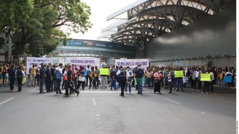 Manifestación en la Ciudad de México.