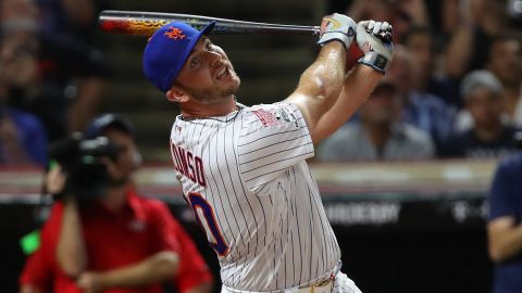 Pete Alonso sorprendió en 2019 con el título del 'Home Run Derby'.