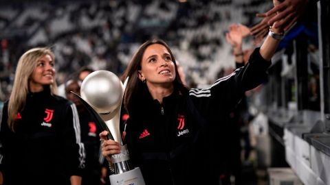 Barbara Bonansea capitana del equipo femenil de la Juventus.