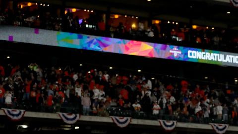El Minute Maid Stadium albergó la Serie Mundial del 2019 y vio coronarse a los Washington Nationals.
