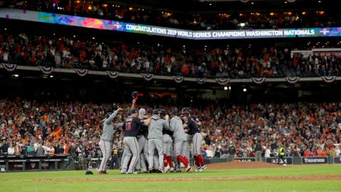 El Minute Maid Stadium albergó la Serie Mundial del 2019 y vio coronarse a los Washington Nationals.