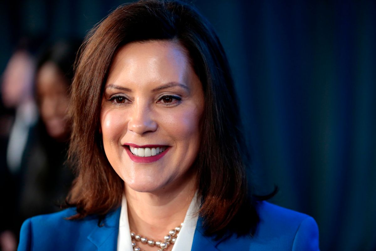 La gobernadora de Michigan, Gretchen Whitmer.