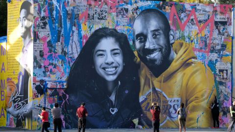 Mural de Kobe Bryant en Los Ángeles.