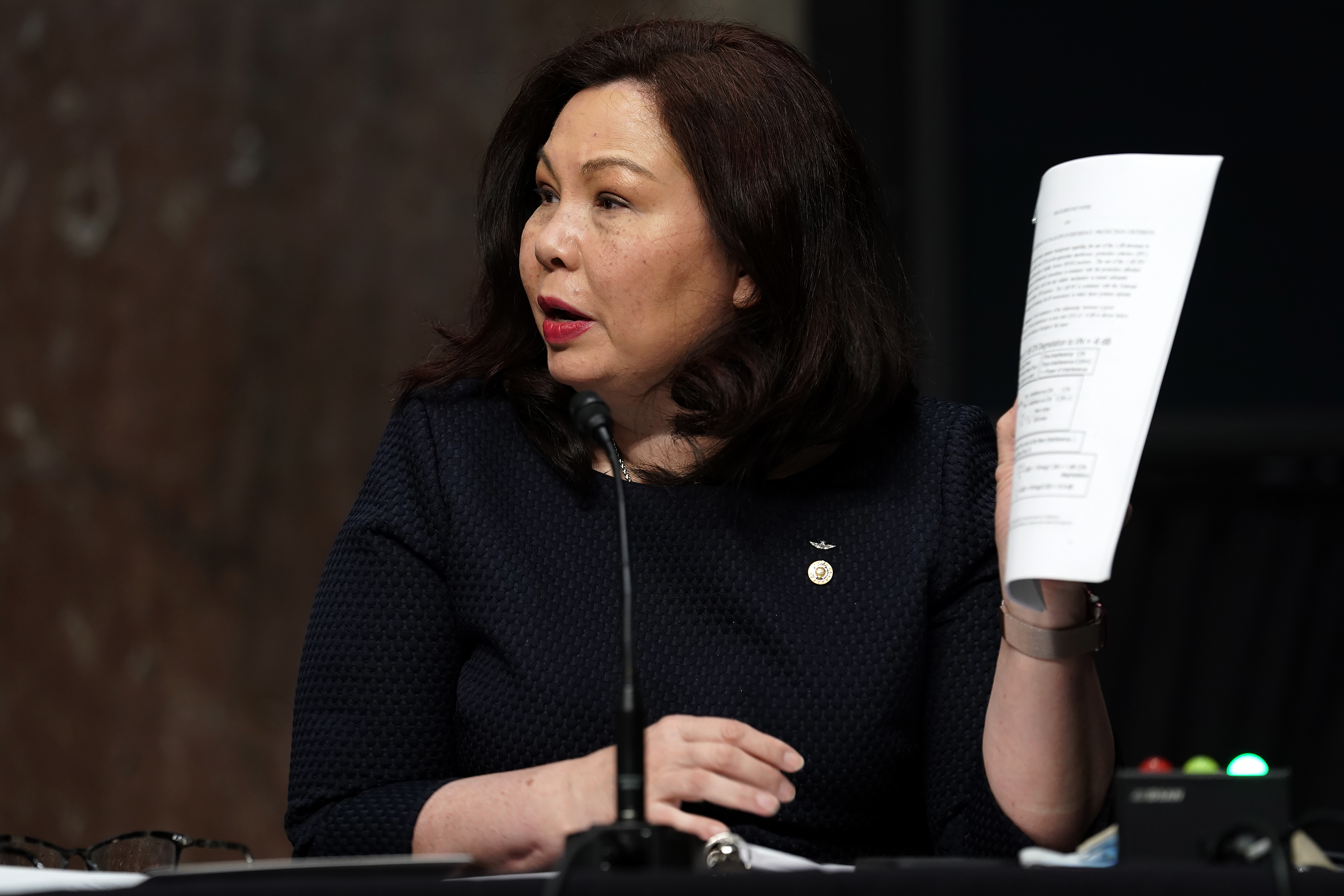 Tammy Duckworth no ha reconocido estar entre las candidatas. Foto: Greg Nash / Getty Images