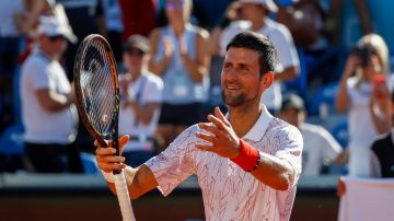 Novak Djokovic en el Adria Tour.