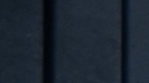 Trump durante su visita al muro.