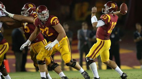 Max Tuerk portaba el número 72 en su paso por USC Trojans.