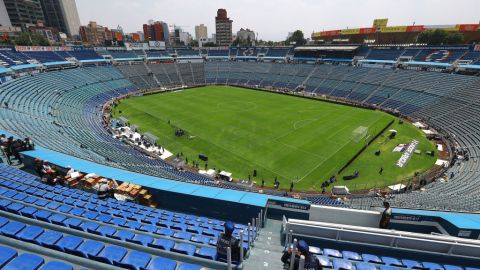 El Estadio Azul.