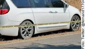 Los cuerpos fueron abandonados en una camioneta.