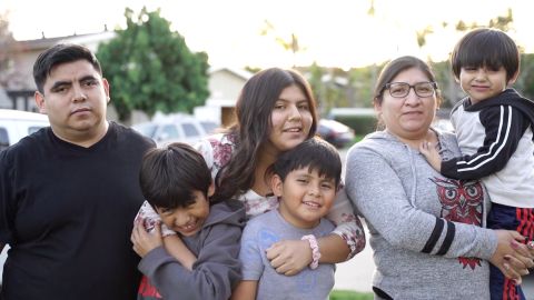 Rosalba y su familia.