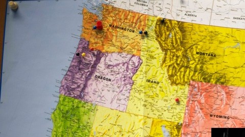 Mapa EEUU  y narcos mexicanos