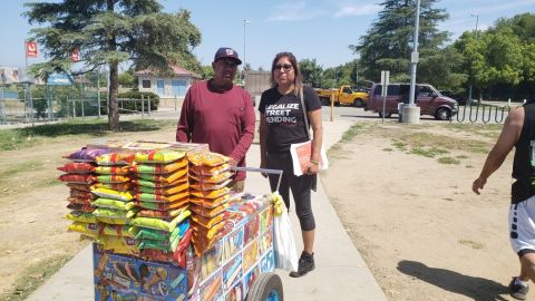 Rosa Miranda, organizadora de vendedores ambulantes en peligro de deportación. (Cortesía Rosa Miranda)