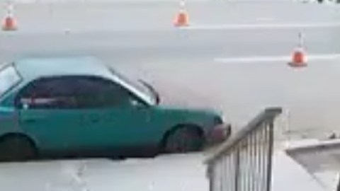 Captura de video de la agresión en Santa Ana.