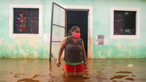 Inundaciones en el sureste mexicano.