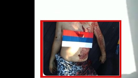 VIDEO: Sicarios del Mayo Zambada ejecutan a joven y le clavan bandera de Rusia