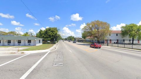 Lugar donde tuvieron lugar los hechos en Miami.