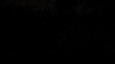 Cientos de personas apuntaron sus luces al cielo en homenaje a George Floyd.