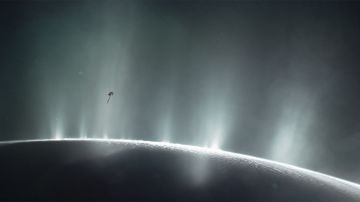 Enceladus Océanos en el espacio