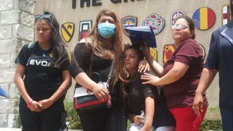 La familia de Vanessa Guillén en Fort Hood.