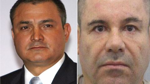 Genaro García Luna y Joaquín el "Chapo" Guzmán Loera.
