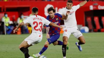 Sevilla y Barcelona protagonizaron un partido intenso.
