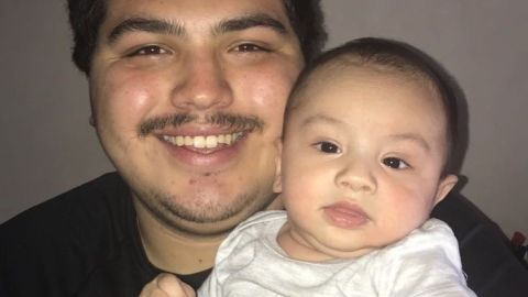 Ricky Contreras y su hijo Jonathan Alonzo Contreras. (Suministrada)