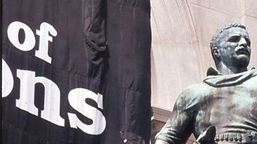 La estatua Theodore Roosevelt.