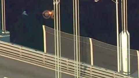 Nueva malla en el puente Verrazzano-Narrows