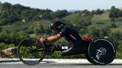 El increíble italiano Alex Zanardi.