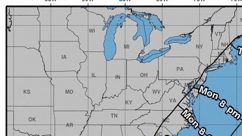 Pronóstico del Centro Nacional de Huracanes del huracán Isaías.