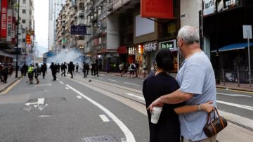 La nueva ley de seguridad fue recibida con protestas en Hong Kong.
