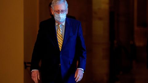 Mitch McConnell mask coronavirus