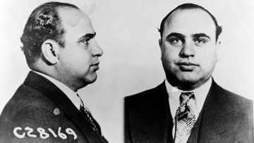 El gángster estadounidense Al Capone (1899-1947). Foto del 17 de junio de 1931