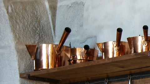 Los utensilios de cobre funcionan para hervir, saltear y estofar.