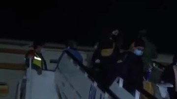 Los mexicanos fueron recibidos por representantes de la Cancillería de su país.