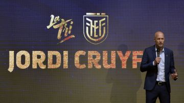 Jordi Cruyff tomó las riendas de Ecuador el 13 de enero.