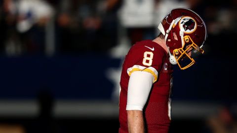 Case Keenum de los Washington Redskins.