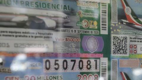 La Lotería Nacional informó que se retomó la rifa de un valor equivalente al avión presidencial.