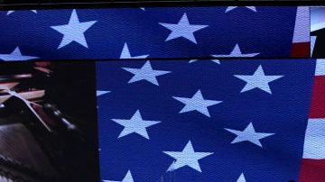 La ceremonia del himno en el Utah Jazz vs. New Orleans Pelicans.